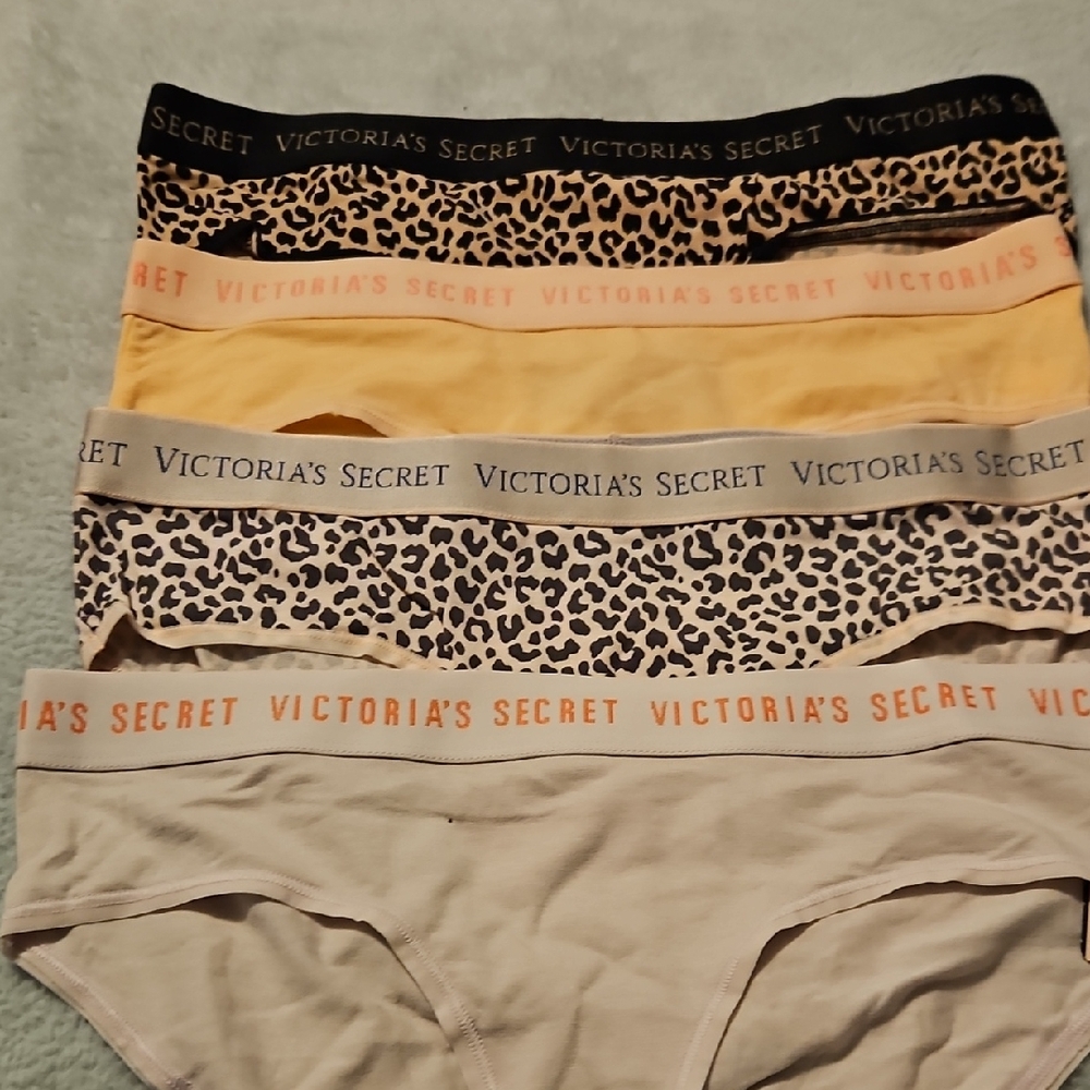 Victoria's Secret Leopard and Solid Panty Collection